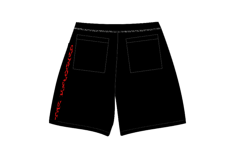 Unlocked Black Shorts